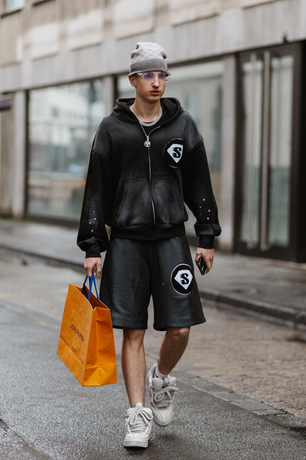 DIAMOND ZIP-HOODIE SCHWARZ