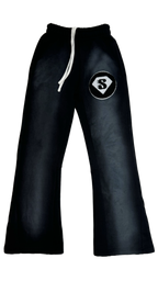 VVSCHAINZ Flare Streetwear Pants – Black